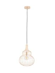 Pacific Gold Asilah Metal Wire Ceiling Light Pendant - Image 5 of 6