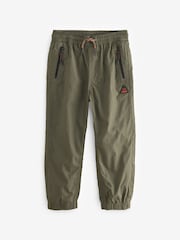 Khaki Green Lined Zip Pocket Pull-On 100% Cotton Trousers (3-16yrs) - Image 6 of 9