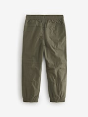 Khaki Green Lined Zip Pocket Pull-On 100% Cotton Trousers (3-16yrs) - Image 7 of 9
