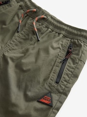 Khaki Green Lined Zip Pocket Pull-On 100% Cotton Trousers (3-16yrs) - Image 8 of 9