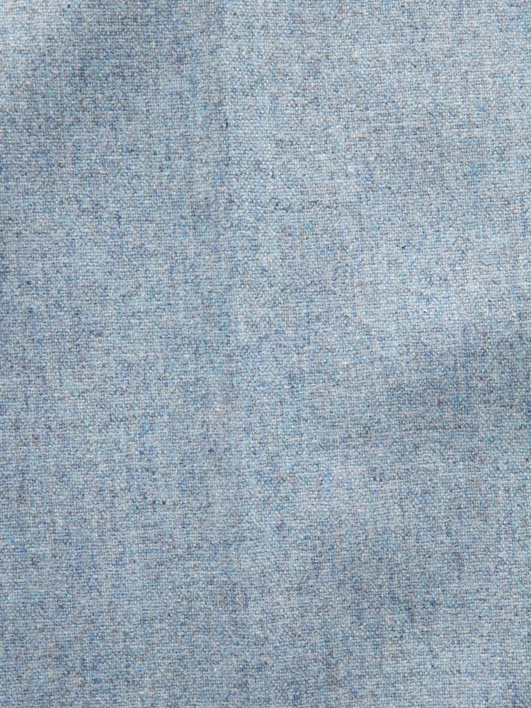 Light Blue Slim Fit Wool Blend Donegal Suit Trousers - Image 8 of 8 Light Blue Slim Fit Wool Blend Donegal Suit Trousers - Image 8 of 8