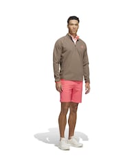 adidas Golf Brown Ultimate Wind Quarter-Zip Sweat Top - Image 3 of 6
