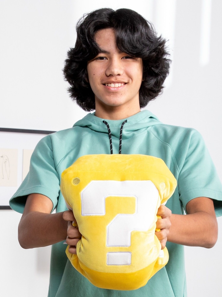 Super Mario Question Block Mega Pillow - Image 1 of 4