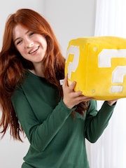 Super Mario Question Block Mega Pillow - Image 3 of 4