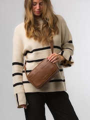 Pure Luxuries London Dion Nappa Leather Cross-Body Bag - Image 1 of 5