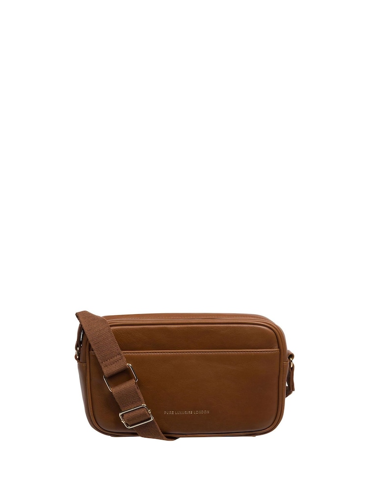 Pure Luxuries London Dion Nappa Leather Cross-Body Bag - Image 5 of 5