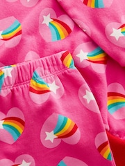 Rosa/Regenbogen/Herz - Little Bird By Jools Oliver – Sweat-Oberteil und Shorts im Set aus 100 % Baumwolle - Bild 10 von 10