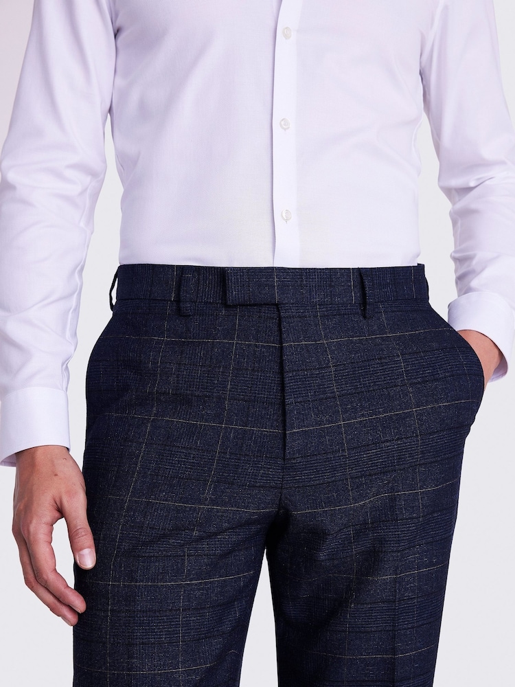 Marineblau/blau - Tailored - MOSS Karierte Anzughose - Bild 2 von 3 Marineblau/blau - Tailored - MOSS Karierte Anzughose - Bild 2 von 3