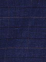 MOSS Navy Blue Tailored Check Suit: Trousers - Image 3 of 3