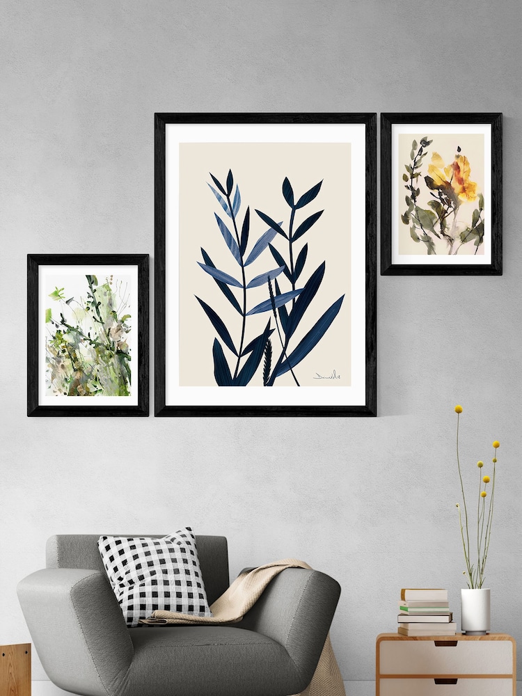 East End Prints Green Blue Plant  I by Dan Hobday - Image 2 of 3