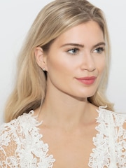 Ivory & Co Gold Balmoral Crystal Dainty Earrings - Image 2 of 5