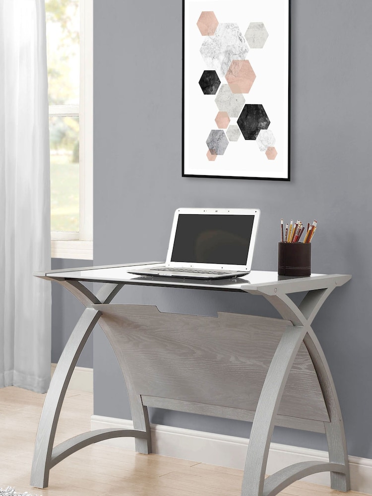 Jual Grey Helsinki Small Wooden Laptop Desk - Image 1 of 4
