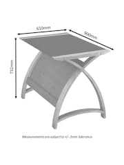 Jual Grey Helsinki Small Wooden Laptop Desk - Image 4 of 4