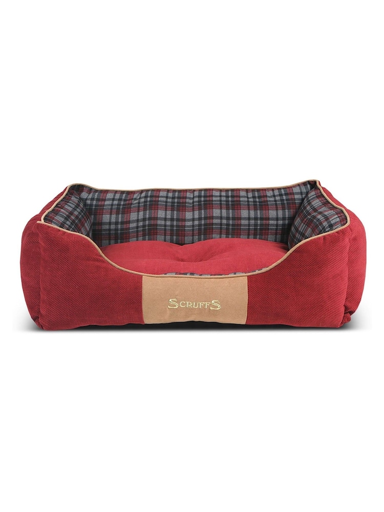 Scruffs® Red Washable Highland Tartan Large Breed Dog Bed - Image 2 of 4