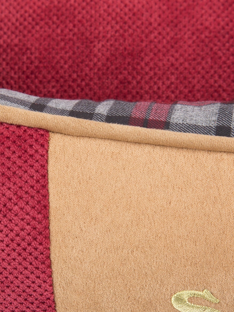 Scruffs® Red Washable Highland Tartan Large Breed Dog Bed - Image 4 of 4