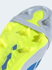 adidas Blue Predator League Fold-Over Tongue Firm Ground Football Boots - Image 10 of 10