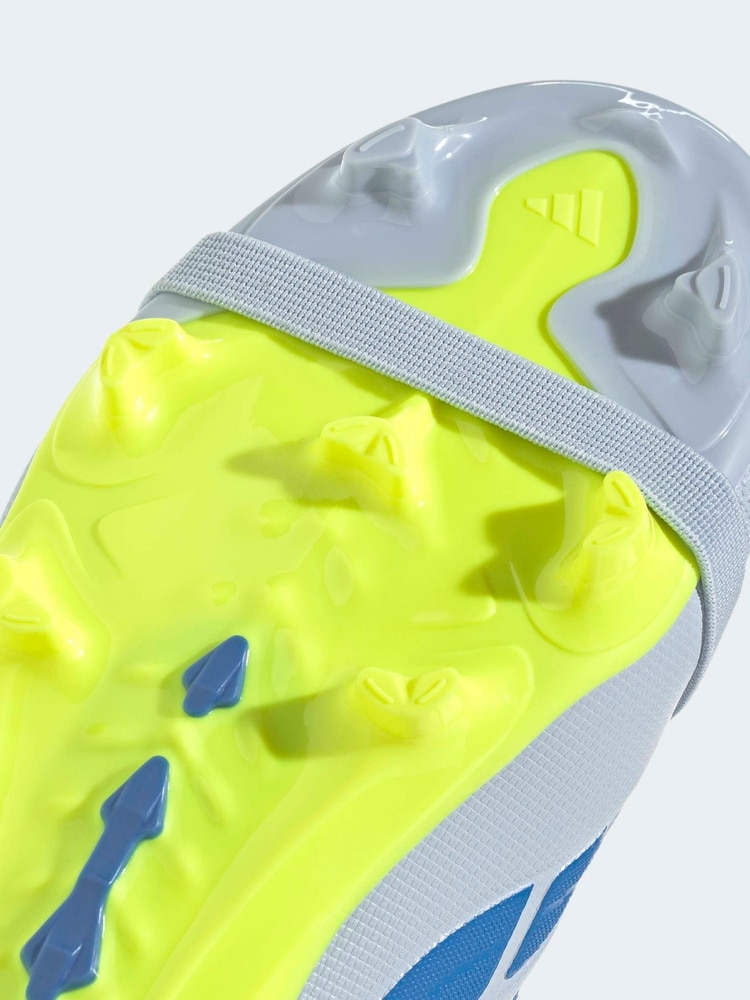 adidas Blue Predator League Fold-Over Tongue Firm Ground Football Boots - Image 10 of 10