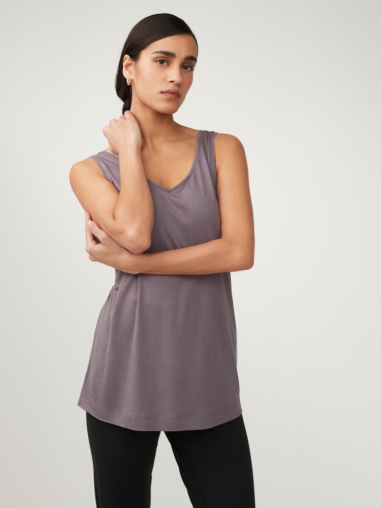 Steel Grey Slouch Vest - Image 1 of 5