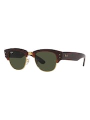 Ray Ban Mega Clubmaster Brown Sunglasses - Image 4 of 6
