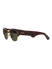 Ray Ban Mega Clubmaster Brown Sunglasses - Image 6 of 6