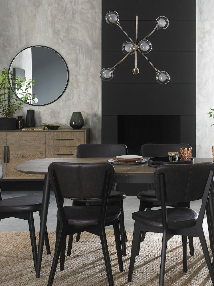 Bentley Designs Natural Vintage Weathered Oak 6 Seater Dining Table - Image 1 of 3