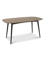 Bentley Designs Natural Vintage Weathered Oak 6 Seater Dining Table - Image 2 of 3