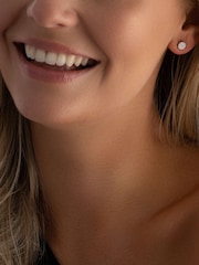 Beaverbrooks Cubic Zirconia Stud Earrings - Image 3 of 4