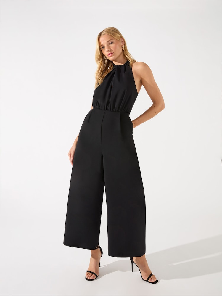 Ro&Zo - Sophia Twist Neck Culotte Jumpsuit - Image 1 of 4