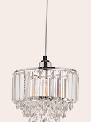 Laura Ashley Chrome Vienna Easy Fit Shade Light - Image 4 of 5