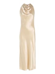 Calvin Klein Natural Shine Halterneck Dress - Image 5 of 7