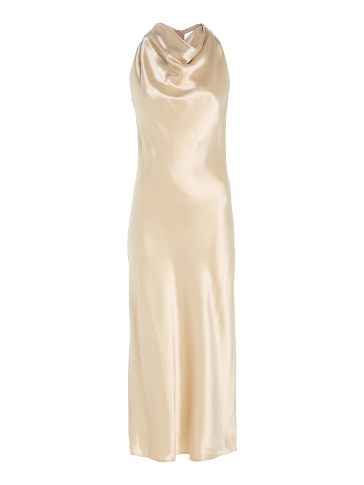 Calvin Klein Natural Shine Halterneck Dress - Image 5 of 7