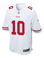 Nike White NFL San Francisco 49ers Road Game Jersey - Jimmy Garoppolo Youth - Image 2 of 3