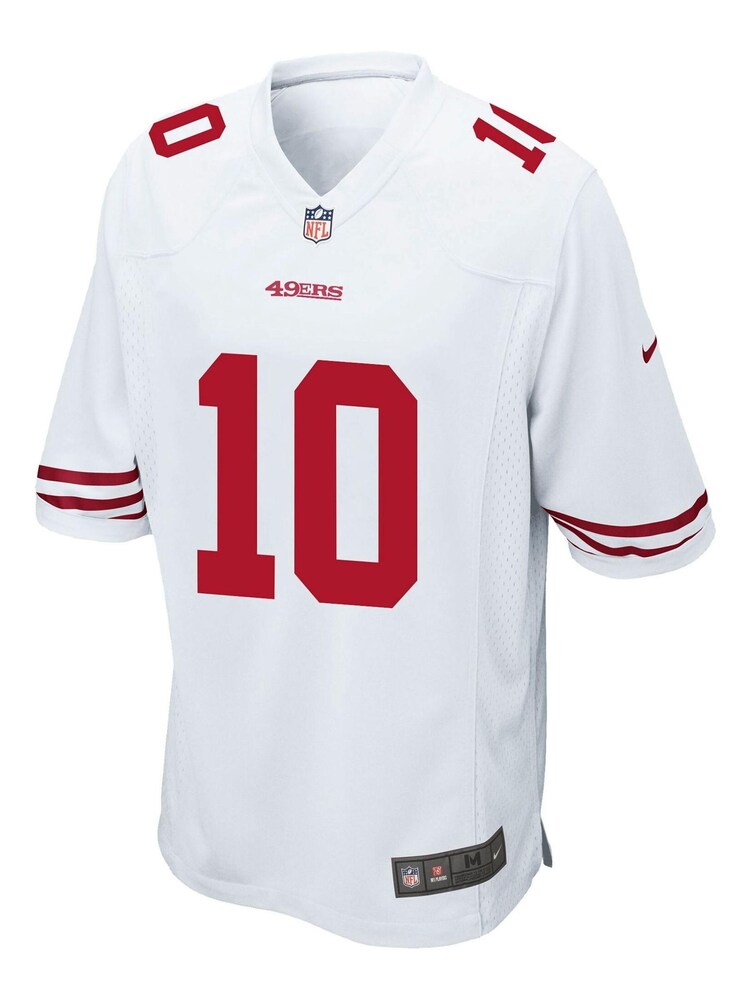 Nike White NFL San Francisco 49ers Road Game Jersey - Jimmy Garoppolo Youth - Image 2 of 3