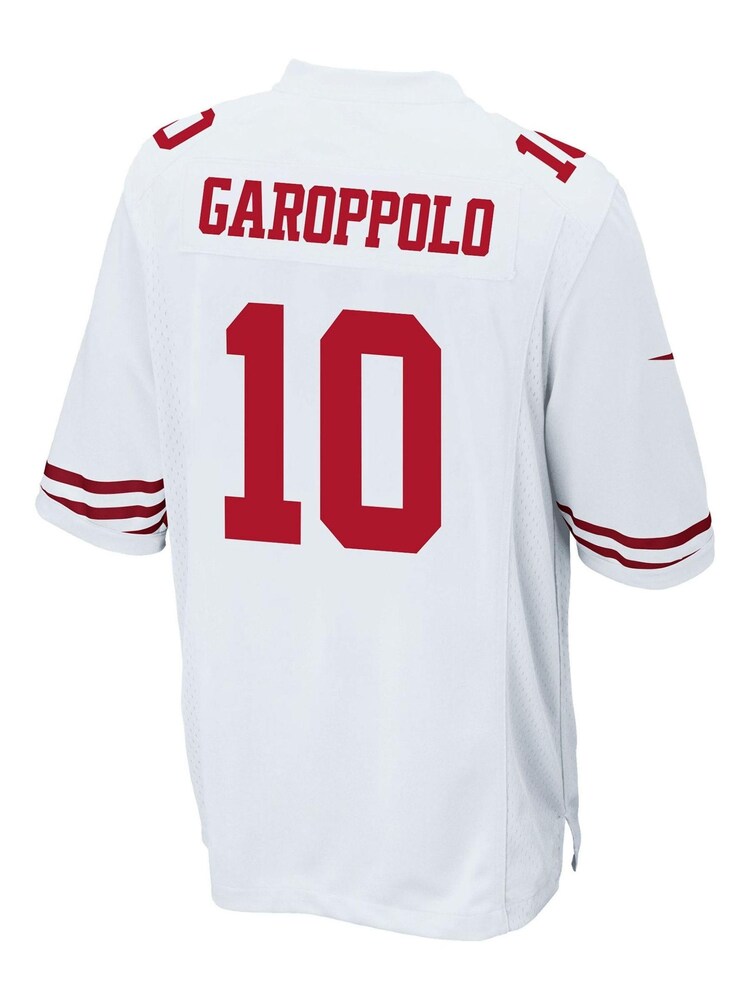 Nike White NFL San Francisco 49ers Road Game Jersey - Jimmy Garoppolo Youth - Image 3 of 3