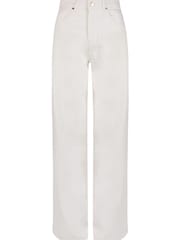 DONNA IDA Queenie High Top Super Flare White Jeans - Image 11 of 12