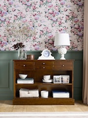 Laura Ashley Dark Chestnut Garrat 4 Drawer Console Table - Image 2 of 6