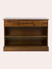 Laura Ashley Dark Chestnut Garrat 4 Drawer Console Table - Image 4 of 6