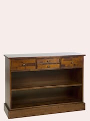 Laura Ashley Dark Chestnut Garrat 4 Drawer Console Table - Image 5 of 6
