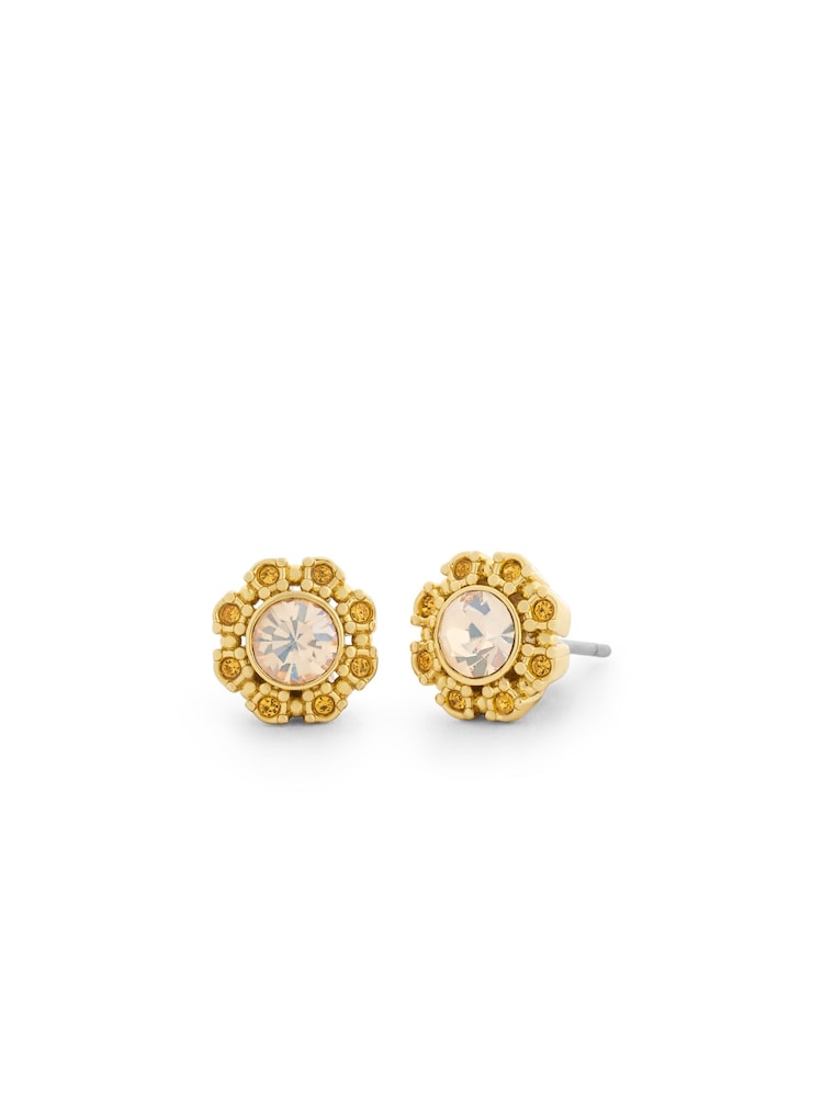 Серьги-гвоздики с чайными розами COACH Heirloom - Изображение 1 3