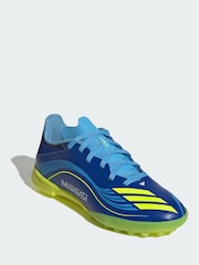 adidas Blue F50 Messi League Turf Boots - Image 1 of 10