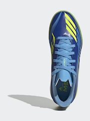 adidas Blue F50 Messi League Turf Boots - Image 7 of 10