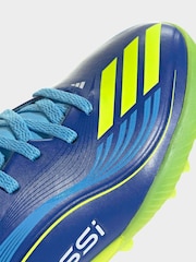 adidas Blue F50 Messi League Turf Boots - Image 9 of 10