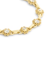 COACH Gold Tone Heirloom Tea Rose Link Bracelet - Image 3 of 3