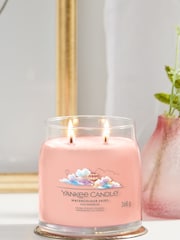 Yankee Candle Pink Signature Medium Jar Watercolour Skies Scented Candle - Image 1 of 3