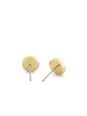 COACH Brown Signature C Enamel Coin Stud Earrings - Image 3 of 3
