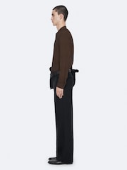 AllSaints Brown Fade Polka Long Sleeve Shirt - Image 4 of 8