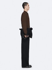 AllSaints Brown Fade Polka Long Sleeve Shirt - Image 5 of 8