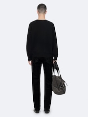 AllSaints Black Cove Crew Jumper - Image 2 of 8