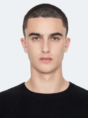 AllSaints Black Cove Crew Jumper - Image 6 of 8