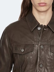 AllSaints Green Chaiyo Trucker Jacket - Image 5 of 8